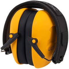 Allen ULTRX Shield 23 dB Yellow Ear & Eye Protection Combo - Over the Head — view 2