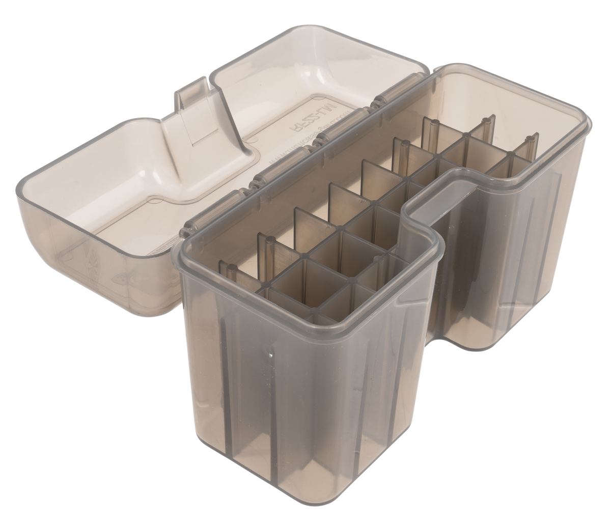 MTM Case-Gard RF-22 SM 22rd Clear Smoke Small Polypropylene Flip-Top Rifle Ammo Box — view 2