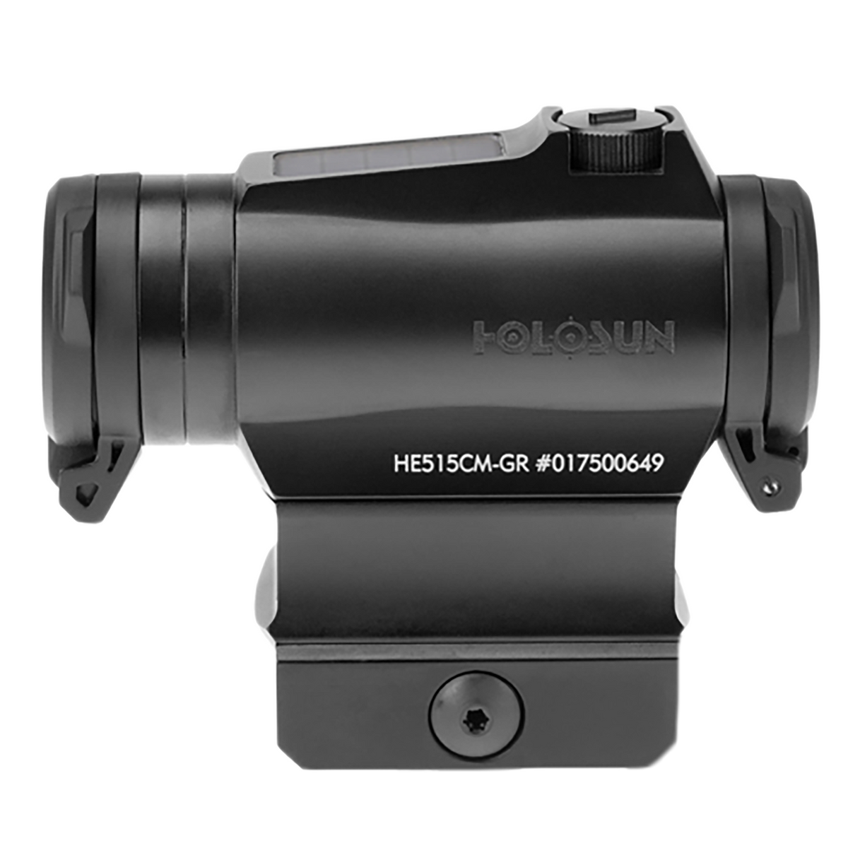 Holosun HE515CM-GR 1x 20mm 2 MOA Green Dot/65 MOA Circle Multi-Reticle Reflex Sight - Black Anodized — view 2