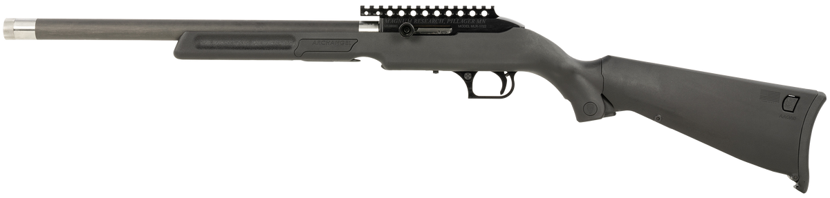 Magnum Research Magnum Lite SwitchBolt 22 LR 16.5" 10+1 Semi-Auto Rifle - Black Threaded Barrel Archangel Folding Backpack Stock — view 2