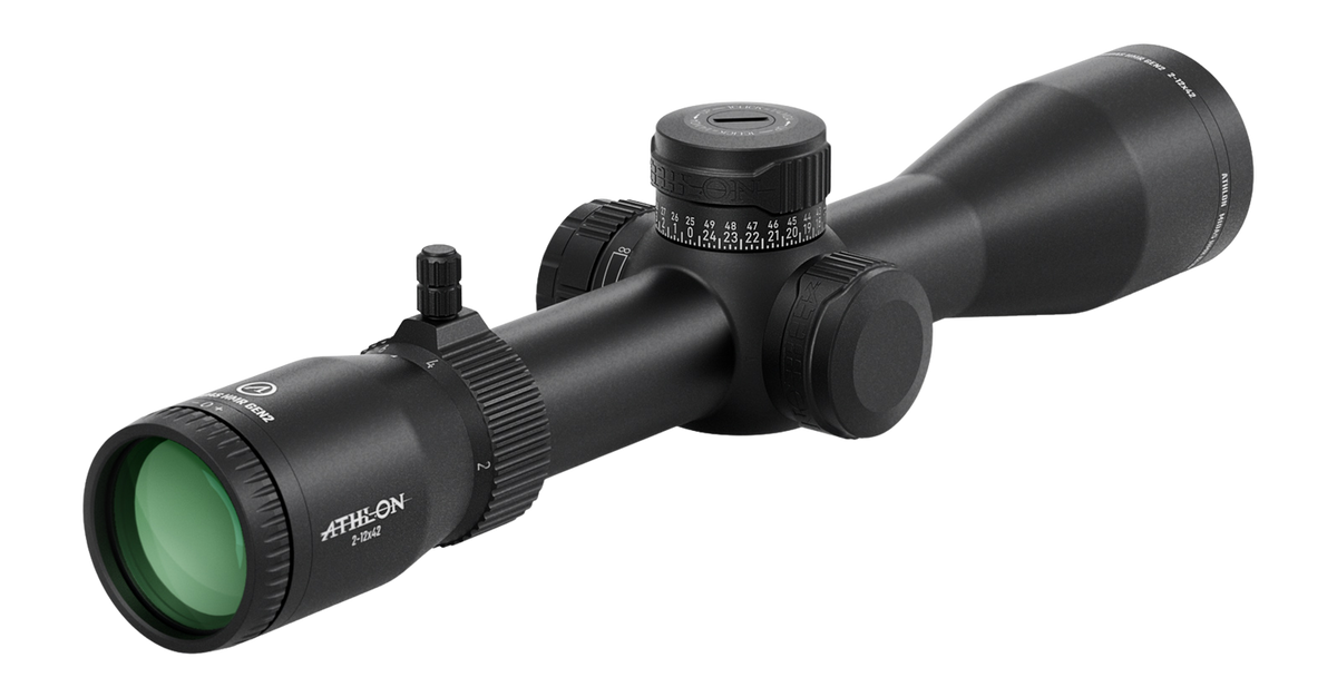 Athlon Midas HMR Gen2 2-12x42mm 30mm Tube SFP Illuminated APLR-H2 MOA Riflescope — view 2