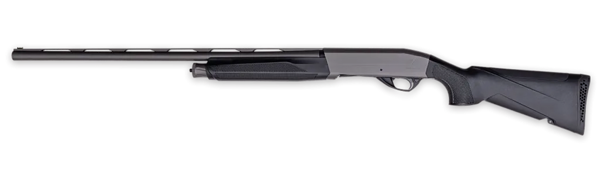 Weatherby Element II 12 Gauge 3" 28" 2+1 Semi-Auto Shotgun - Tungsten Cerakote Black Synthetic Stock — view 2