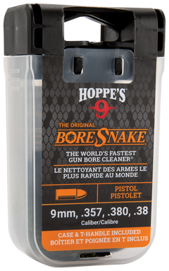 Hoppes BoreSnake .357/9mm/.38/.380 Pistol Bore Cleaner Rope - Bronze Bristle — view 2