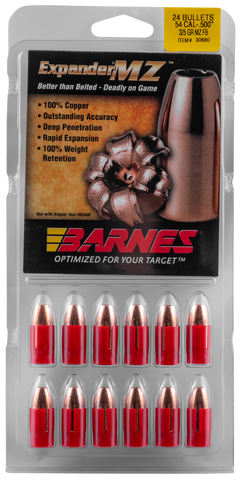 Barnes Bullets Expander MZ Muzzleloader 54 Cal 325gr Hollow Point 24 Rd Box — view 2