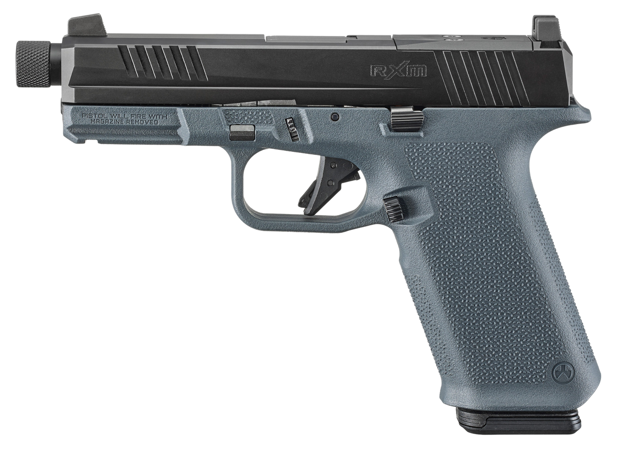 Ruger RXM 9mm Luger 4.50" 17+1 Striker-Fired Semi-Auto Pistol - Threaded Barrel - Stealth Gray — view 2