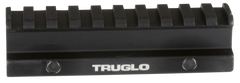 TruGlo TG8980B Picatinny Riser Mount 3/4" Rise 1-Piece Matte Black Anodized — view 2