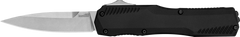 Kershaw Livewire 9000 OTF 3.30" Spear Point Plain CPM 20V Stonewashed - Black Aluminum — view 2