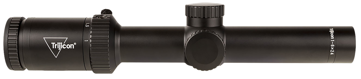 Trijicon Credo HX 1-6x24mm 30mm Tube Illuminated Green BDC Hunter Holds .223 Reticle Riflescope - Satin Black — view 2