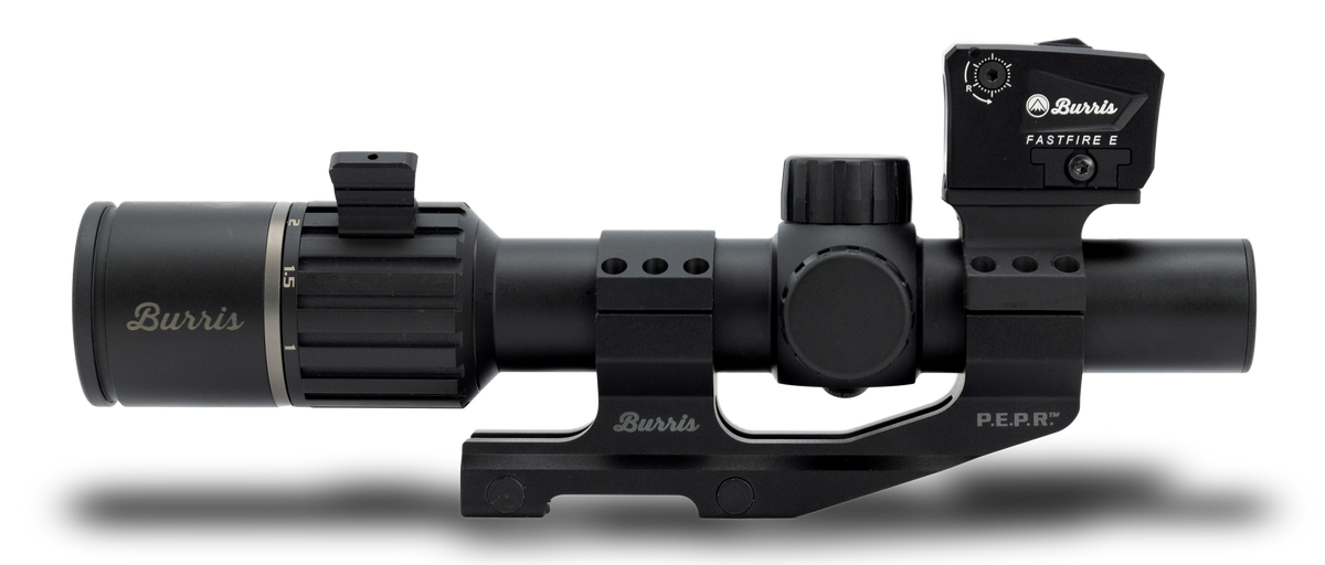 Burris RT-6 Tactical Kit 1-6x24mm 30mm Tube Illuminated Ballistic 5X Riflescope - FastFire E Green Dot & P.E.P.R. Mount — view 2