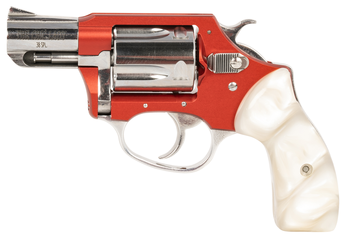 Charter Arms Chic Lady 38 Special 2" 5-Shot DA/SA Revolver - Red Anodized Frame / White Pearlite Grips — view 2