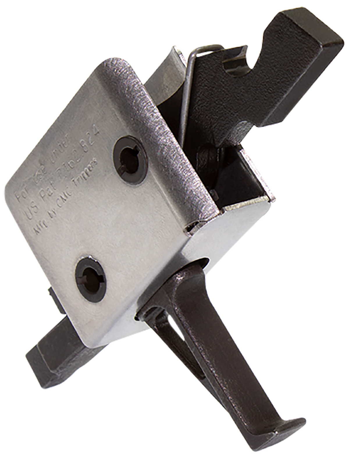 CMC Triggers 92503 Drop-In AR-15, AR-10 Single-Stage Flat 4-4.50 lbs Trigger - Black/Silver — view 2