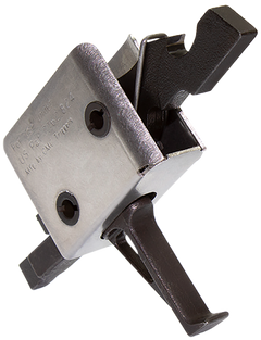 CMC Triggers 92503 Drop-In AR-15, AR-10 Single-Stage Flat 4-4.50 lbs Trigger - Black/Silver — view 2