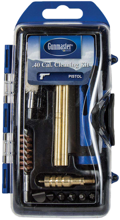 DAC GunMaster GM40P 40 Cal/10mm Pistol Cleaning Kit 14-Piece Black/Blue — view 2