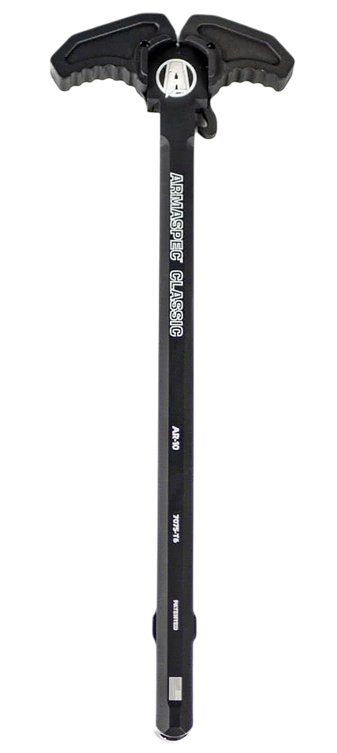 Armaspec Classic Charging Handle AR-10 Black Aluminum Ambidextrous — view 2