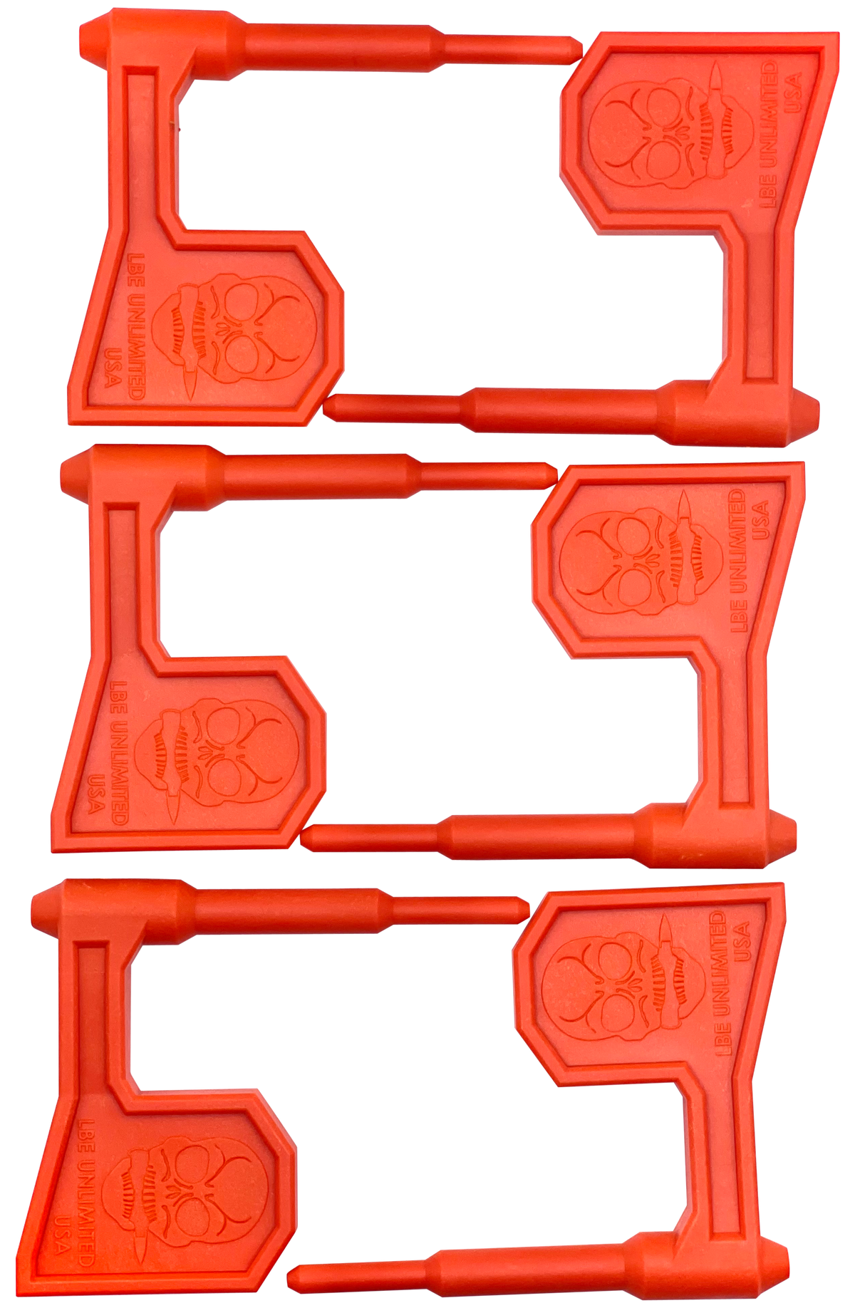 LBE Unlimited CSFLG-RFL Chamber Safety Flag Orange 6.90" 6 Pack — view 2