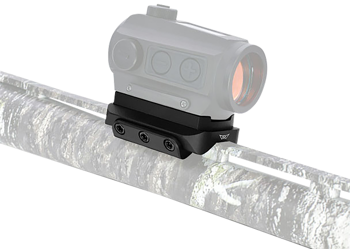 Warne 6111M Mini Red Dot Mount Shotgun Rib Black Anodized Aluminum — view 2