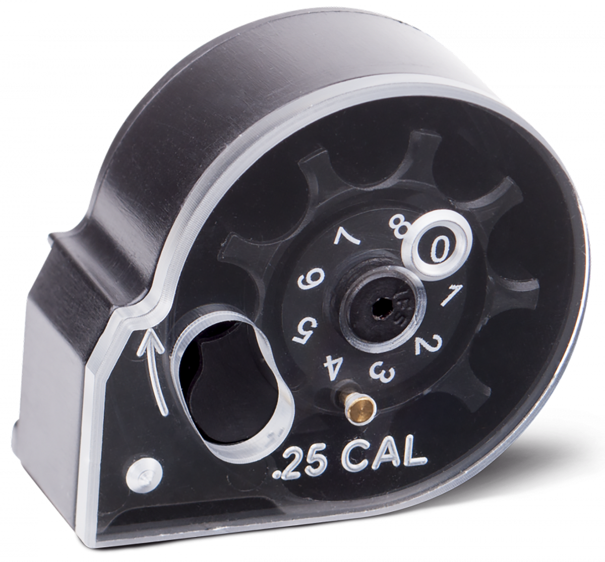Benjamin RC2508 Marauder .25 Cal 8-Rd Black Plastic Rotary Magazine — view 2
