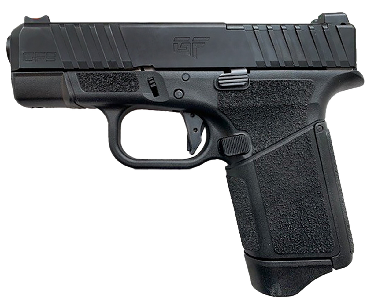 GForce Arms Rapture GF9 9mm Luger 3.25" 12+1 Semi-Auto Pistol - Black Cerakote, Black Optic Cut Slide — view 2