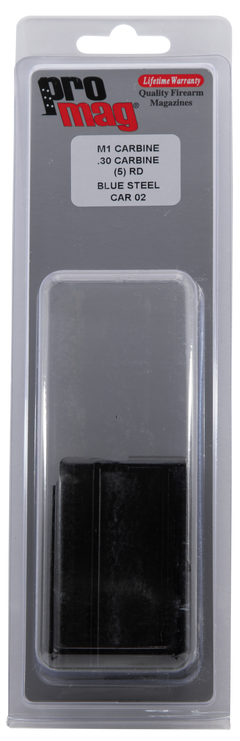 ProMag CAR02 M1 Carbine 30 Carbine 5rd Black Oxide Steel Magazine — view 2