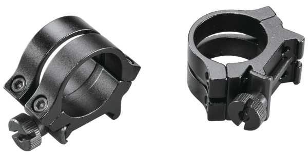Weaver Mounts Quad Lock Detachable Scope Rings 1" Medium Matte Black - Quick Detach — view 2