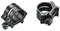 Weaver Mounts Quad Lock Detachable Scope Rings 1" Medium Matte Black - Quick Detach — view 2
