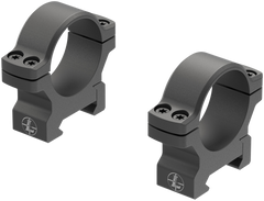 Leupold BackCountry Cross-Slot 30mm Low Matte Black Aluminum Scope Ring Set — view 2