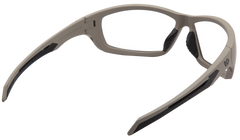 Pyramex Howitzer Safety Glasses Clear Anti-Fog Lens Tan Frame — view 2