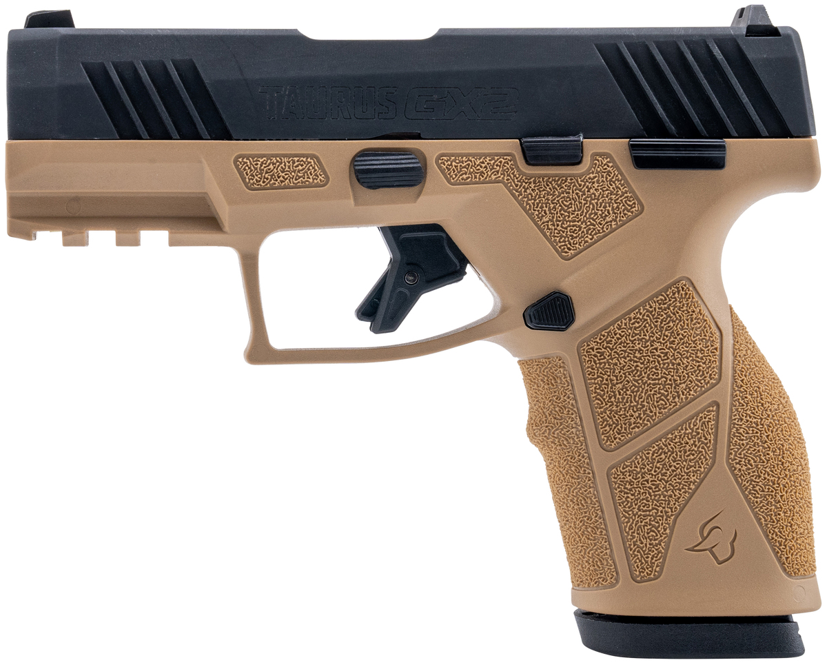 Taurus GX2 9mm Luger 3.37" 10+1 Striker-Fired Semi-Auto Pistol - Tan/Black — view 2