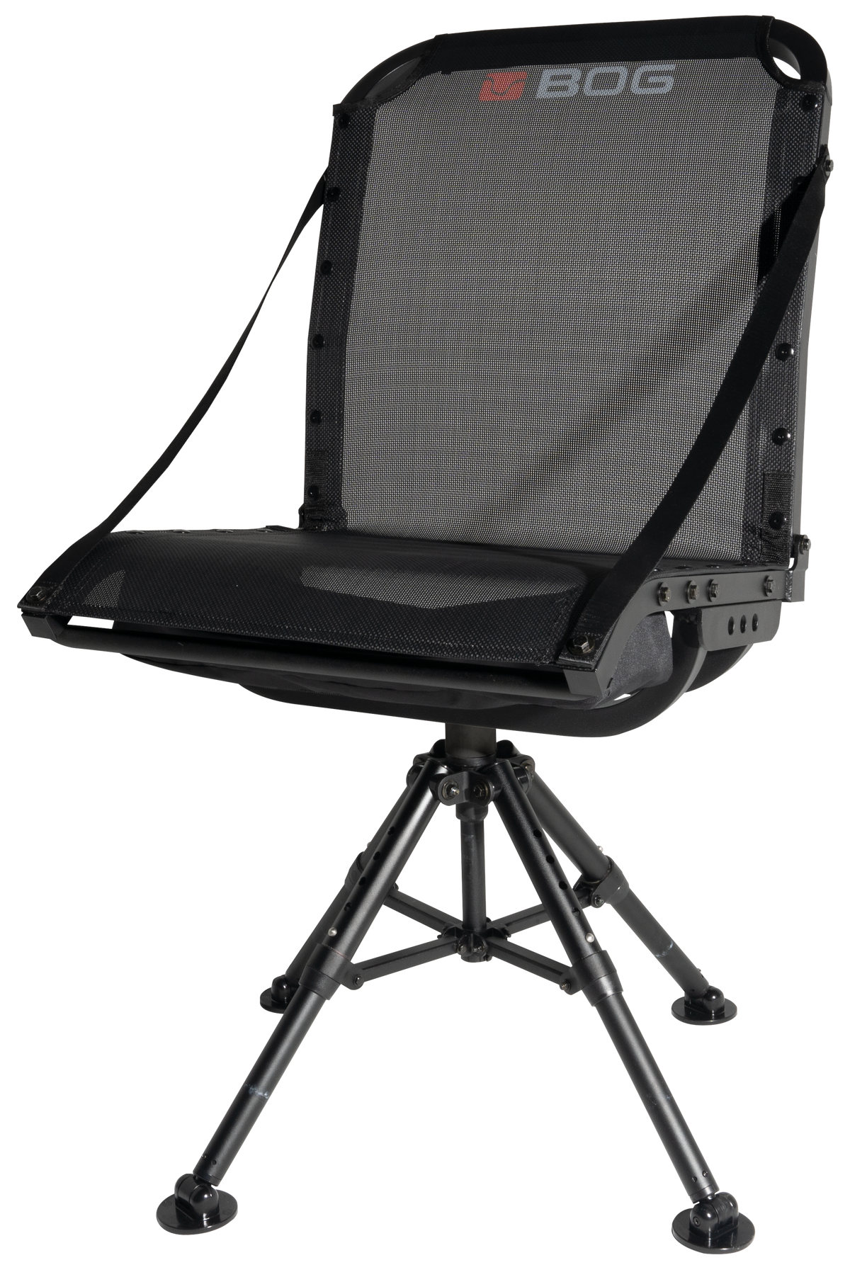 Bog-Pod DeathGrip 360 Aluminum Shooting Rest Chair - Black — view 2