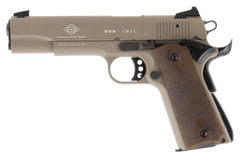 GSG 1911 22 LR 5" 10+1 SAO Pistol - Tan Slide / Walnut Grip — view 2