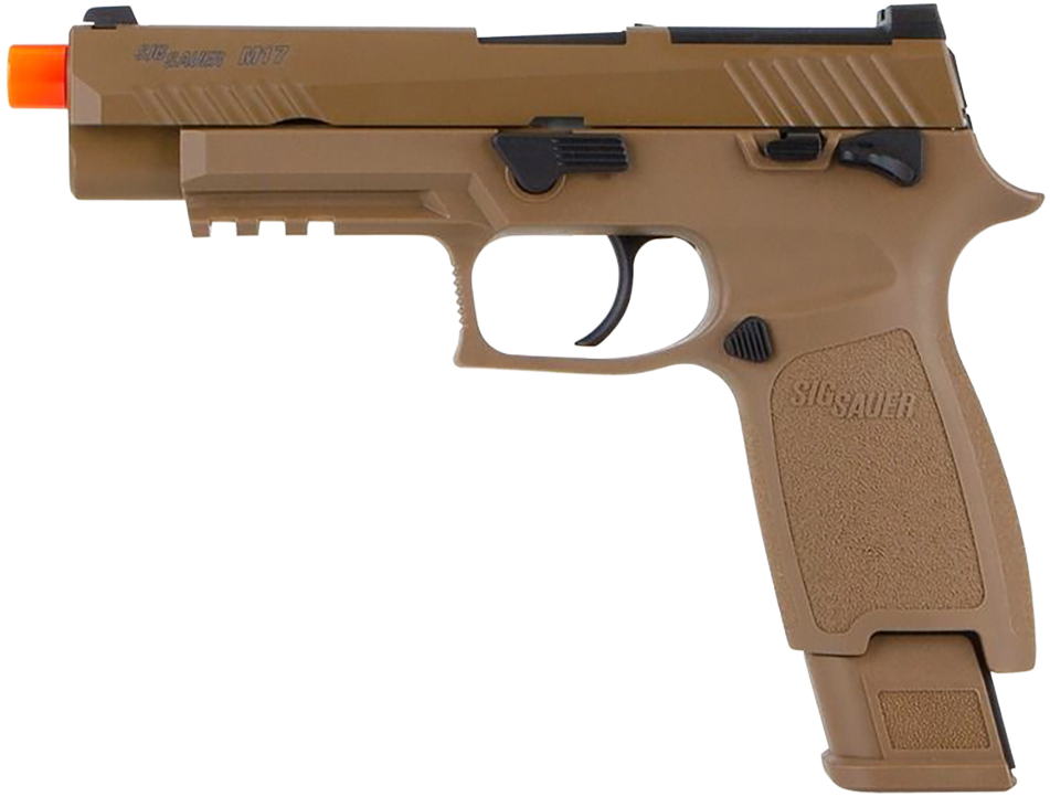 Sig Sauer Airguns Proforce M17 6mm Green Gas 21+1 Semi-Auto Airsoft Pistol - Coyote Tan — view 2