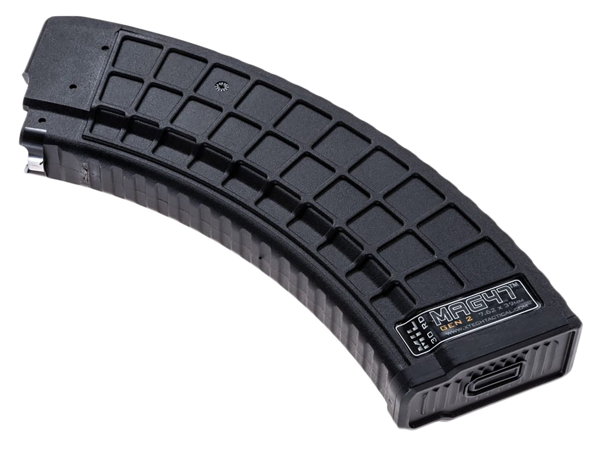Xtech Tacitcal MAG47 MIL Gen2 AK-47 7.62x39mm 30rd Waffle Stainless Steel Magazine - Black — view 2