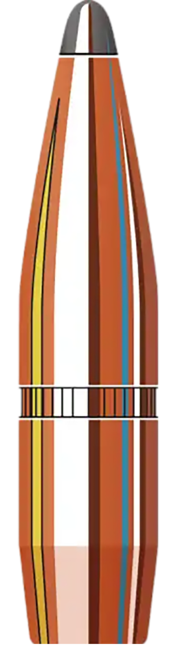 Hornady InterLock 7mm .284 162 gr Boat Tail Spire Point Reloading Bullets - 100/Box — view 2