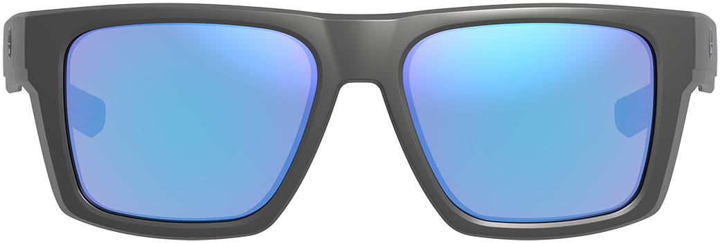 Leupold Skyline Matte Black Blue Mirror ANSI Z87+ Polarized Shooting Glasses — view 2