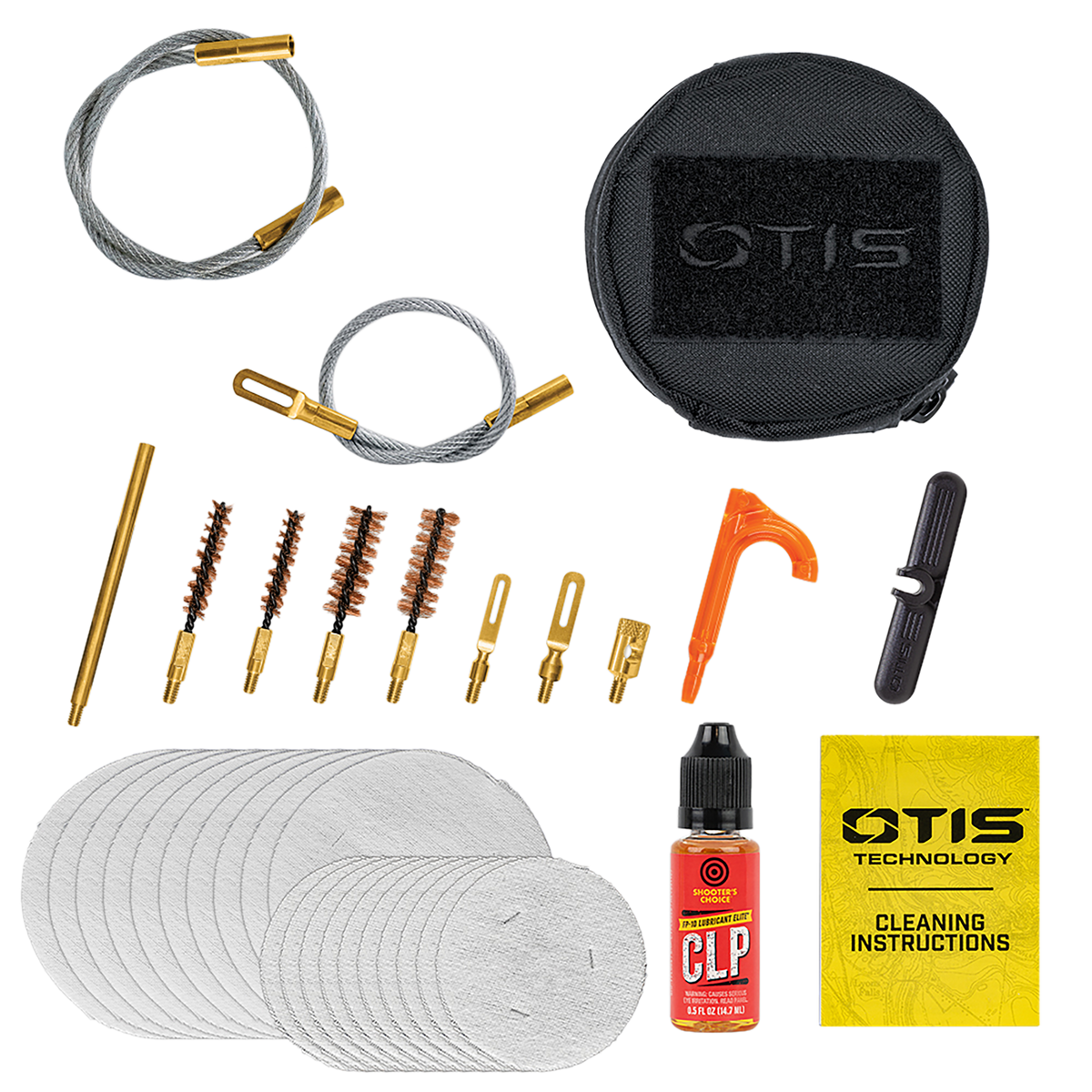 Otis FG610 Universal Cleaning System .22-.45 Cal Pistol Black Plastic Case — view 2