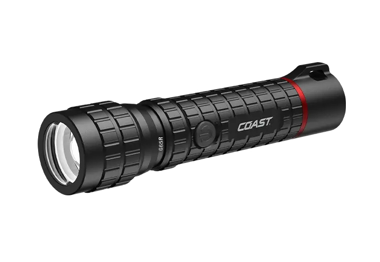 COAST G65R 1500 Lumen Rechargeable LED Flashlight - 290m Beam, IP67, USB-C — view 2