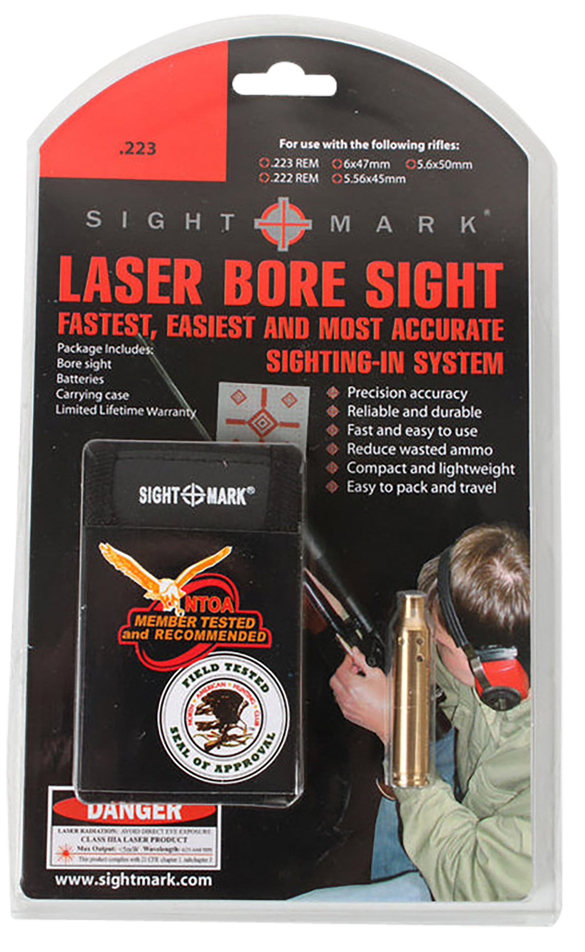 Sightmark SM39001 Boresight Red Laser 223 Rem/5.56x45mm NATO Brass — view 2