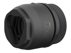 Breek Arms Breek LOK 3QD 1.375x24 TPI Titanium DLC Black Suppressor Mount — view 2