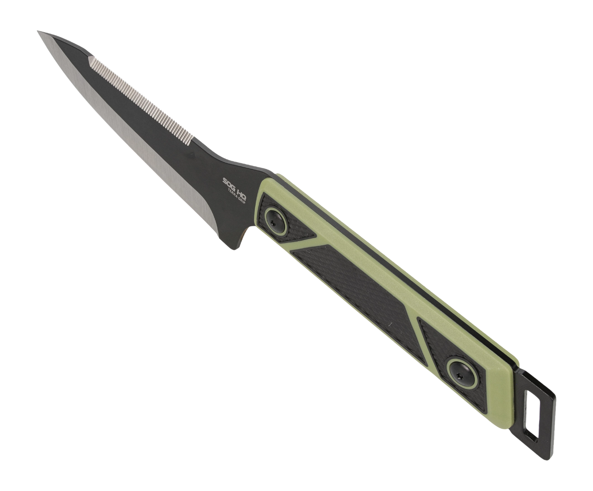 S.O.G TerraGrip Camp Knife HQ 6.7" Fixed Blade 420 Stainless Steel — view 2