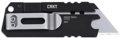 Columbia River CRKT 9917 C.U.T. 0.62" OTF Satin Sk-5 Blade Titanium Handle — view 2