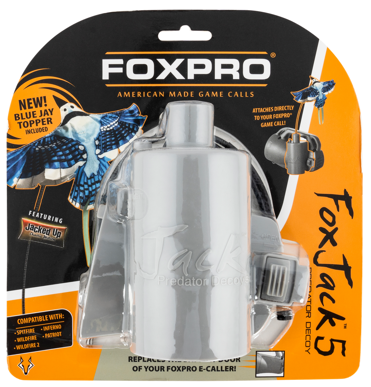 Foxpro FoxJack 5 Blue Jay Motion Predator Decoy Gray — view 2
