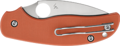 Spyderco Sage 6 3" CPM REX 121 Burnt Orange G-10 Folding Knife - Alzheimer's — view 2