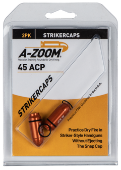 A-Zoom 17104 Pistol Striker Cap 45 ACP 2-Pack Dummy Rounds — view 2