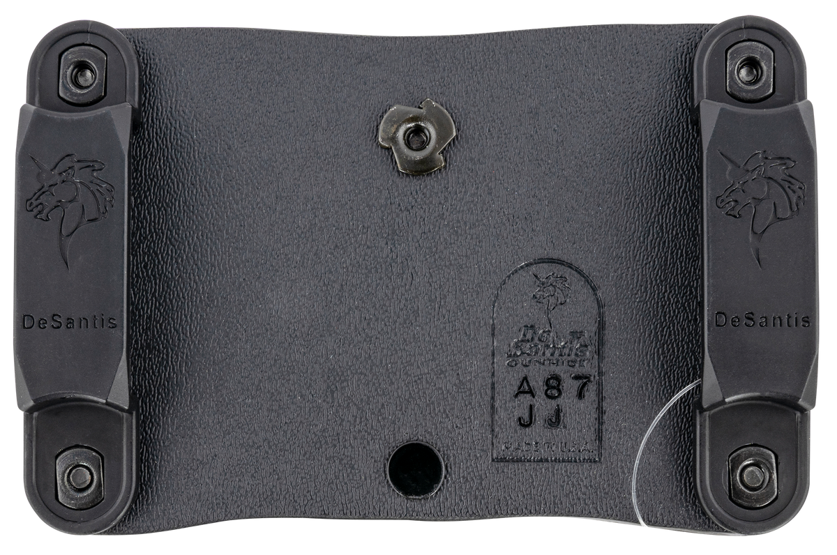 Desantis Gunhide Quantico Double Mag Pouch OWB Kydex Belt Clip Glock 17/19 1.50" Belt Ambidextrous Black — view 2