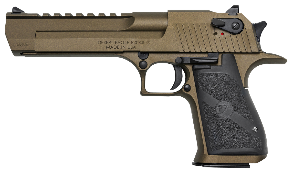 Magnum Research Desert Eagle Mark XIX 50 AE 6" 7+1 Semi-Auto Pistol - Burnt Bronze Cerakote — view 2