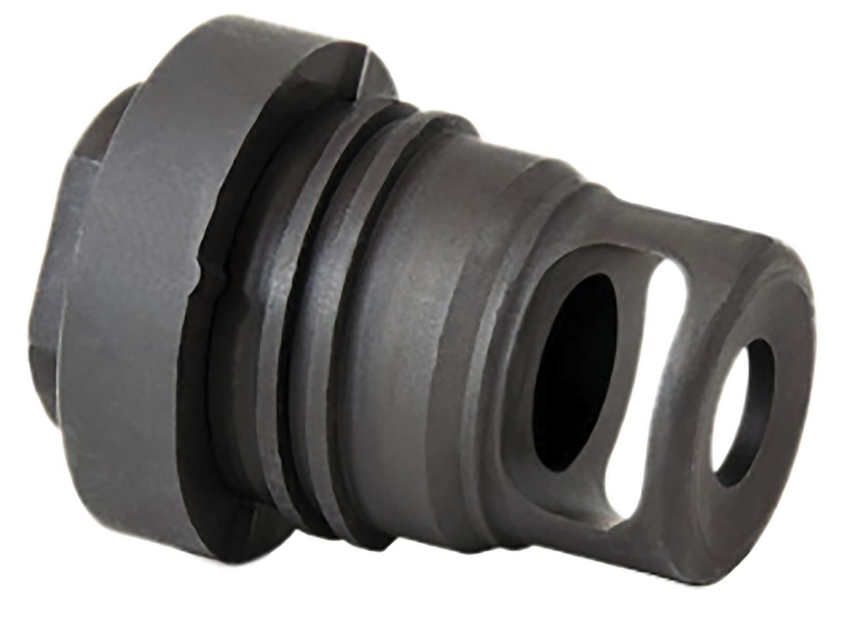 Yankee Hill Mini Phantom 30 Cal 5/8x24 Q.D. Muzzle Brake - Black Melonite Steel 1.60" — view 2