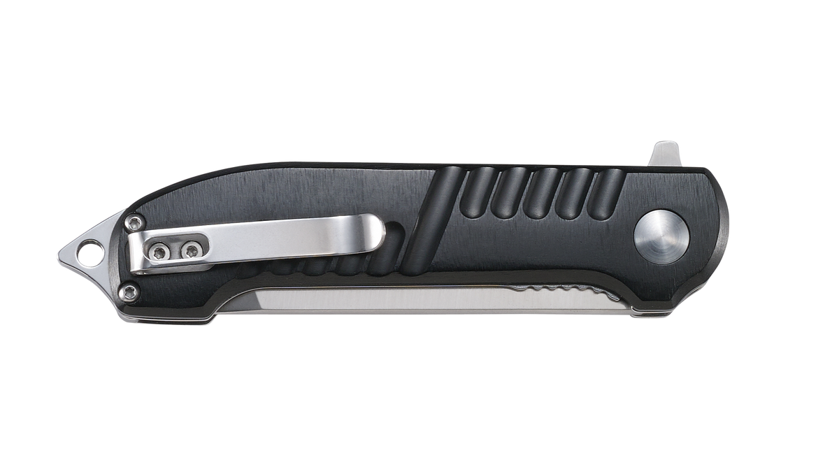 Columbia River CRKT 4031 Razel GT 3.02" Folding Chisel Plain Satin 8Cr13MoV Black Aluminum — view 2
