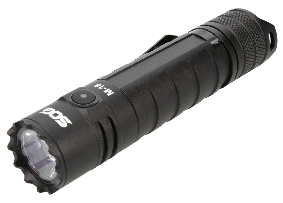 S.O.G M-18 1900 Lumen USB-C Rechargeable LED Flashlight - Black Aluminum — view 2