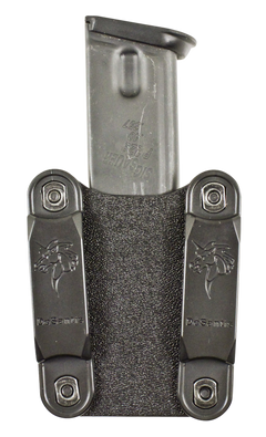 DeSantis Gunhide Quantico Single Mag Pouch OWB Kydex Belt Clip Sig P365 1.50" Belt Ambidextrous Black — view 2