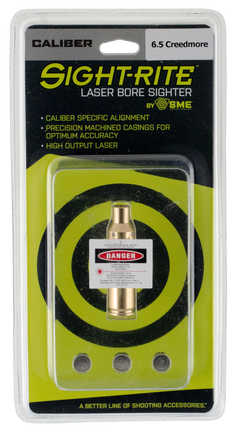 SME Sight-Rite XSIBL65CR Laser Bore Sighter 6.5 Creedmoor Brass Casing — view 2